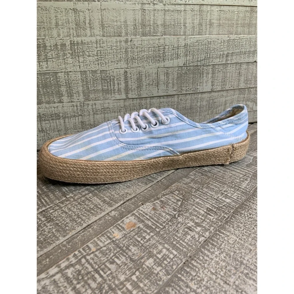 Vans Authentic Espadrille Shoes Size US Men's 8.5 Women's Size 10 Sneakers Blue
